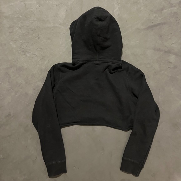 OVO Octobers‎ Very Own Drake Black Mini Owl Hoodie Cropped Size Small - Picture 2 of 7